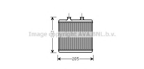 MS6472 AVA+QUALITY+COOLING Heat Exchanger, interior heating