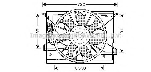 MS7508 AVA+QUALITY+COOLING Fan, radiator