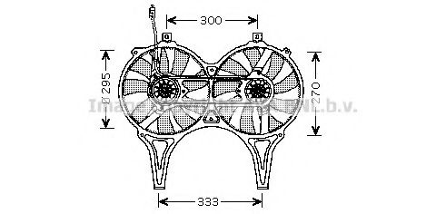 MS7514 AVA+QUALITY+COOLING Fan, A/C condenser