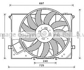MS7581 AVA+QUALITY+COOLING Heating / Ventilation Interior Blower