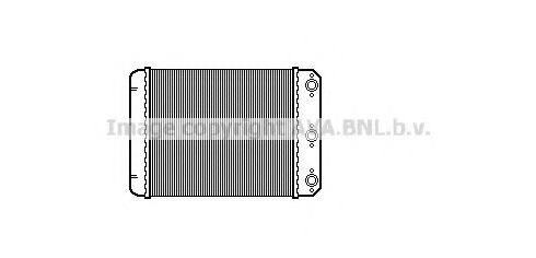 MSA6107 AVA+QUALITY+COOLING Heat Exchanger, interior heating