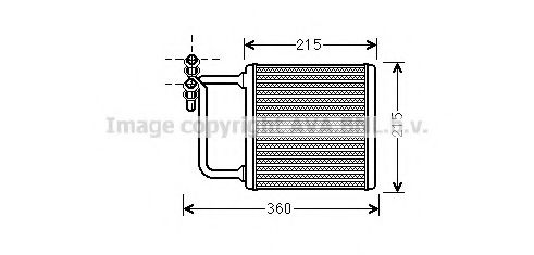 MSA6470 AVA+QUALITY+COOLING Heat Exchanger, interior heating