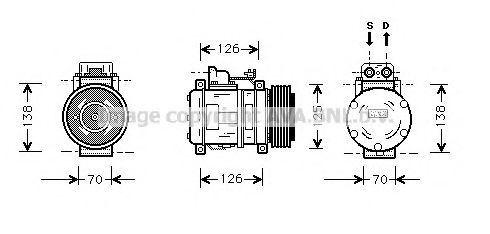 MSK057 AVA+QUALITY+COOLING Brake System Brake Shoe Set