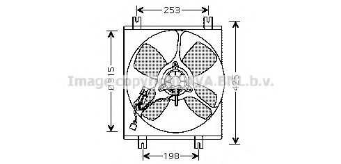 MT7505 AVA+QUALITY+COOLING Fan, radiator