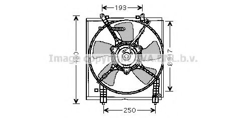 MT7518 AVA+QUALITY+COOLING Fan, radiator