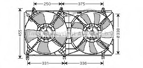 MT7524 AVA+QUALITY+COOLING Fan, radiator