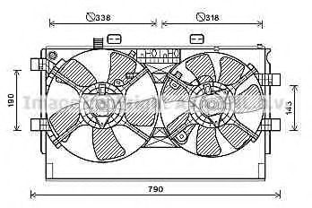 MT7530 AVA+QUALITY+COOLING Fan, radiator
