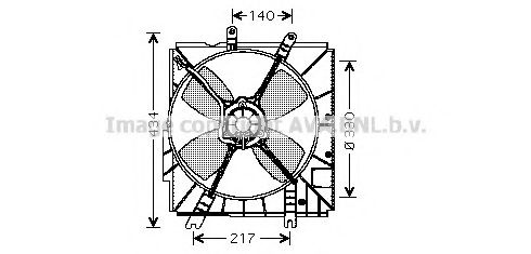 MZ7502 AVA+QUALITY+COOLING Fan, radiator