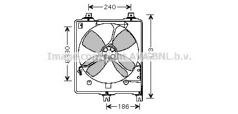 MZ7509 AVA+QUALITY+COOLING Fan, radiator