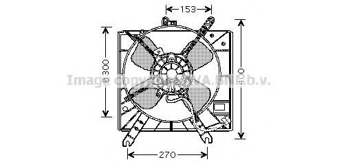 MZ7515 AVA+QUALITY+COOLING Fan, radiator