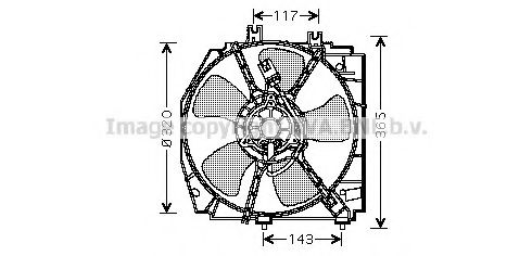 MZ7521 AVA+QUALITY+COOLING Fan, radiator