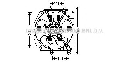 MZ7523 AVA+QUALITY+COOLING Fan, radiator