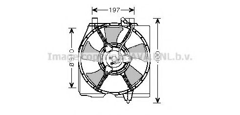 MZ7534 AVA+QUALITY+COOLING Cooling System Fan, radiator