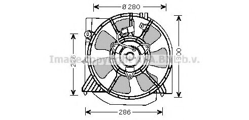 MZ7541 AVA+QUALITY+COOLING Fan, radiator