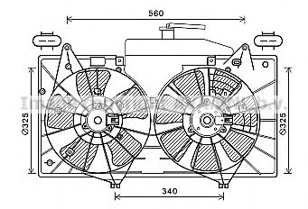 MZ7552 AVA+QUALITY+COOLING Cooling System Fan, radiator
