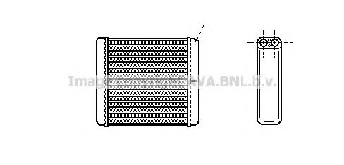 OL6206 AVA+QUALITY+COOLING Heat Exchanger, interior heating