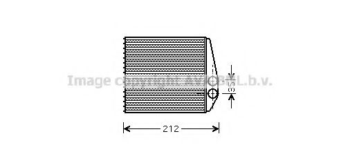 OL6354 AVA+QUALITY+COOLING Heat Exchanger, interior heating