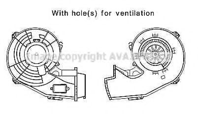 OL8643 AVA+QUALITY+COOLING Interior Blower