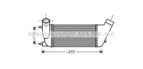 PE4347 AVA+QUALITY+COOLING Intercooler, charger