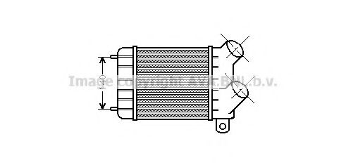 RT4124 AVA+QUALITY+COOLING Intercooler, charger