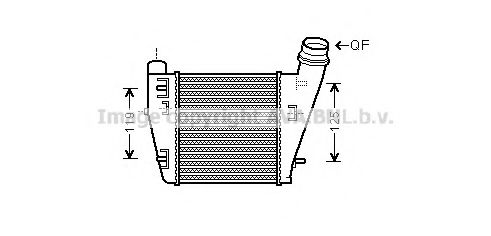 RT4423 AVA+QUALITY+COOLING Intercooler, charger