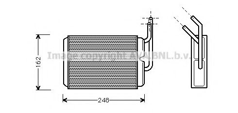 RT6220 AVA+QUALITY+COOLING Heating / Ventilation Heat Exchanger, interior heating