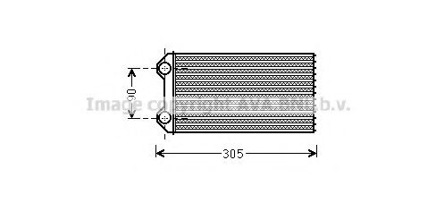 RT6439 AVA+QUALITY+COOLING Heat Exchanger, interior heating
