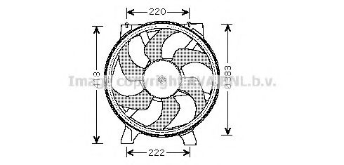 RT7523 AVA+QUALITY+COOLING Cooling System Fan, radiator