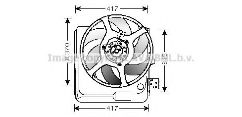 RT7524 AVA+QUALITY+COOLING Fan, radiator