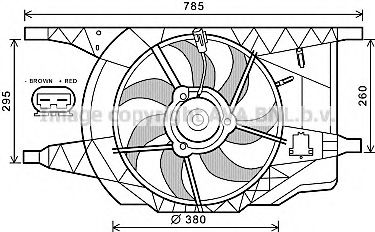 RT7546 AVA+QUALITY+COOLING Fan, radiator