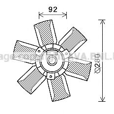SA7023 AVA+QUALITY+COOLING Cooling System Fan, radiator