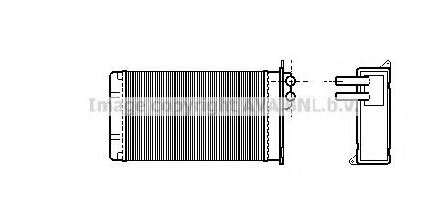 ST6025 AVA+QUALITY+COOLING Heat Exchanger, interior heating