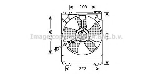 SU7501 AVA+QUALITY+COOLING Fan, radiator