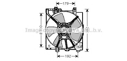 SU7506 AVA+QUALITY+COOLING Fan, radiator