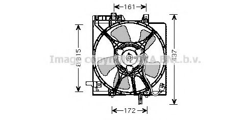 SU7510 AVA+QUALITY+COOLING Fan, radiator