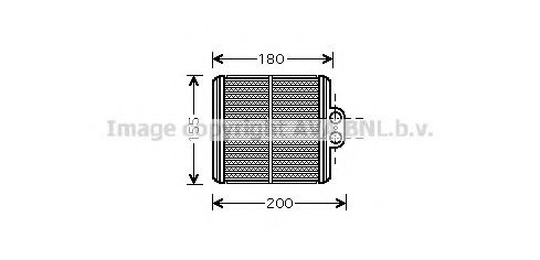 SZ6093 AVA+QUALITY+COOLING Heat Exchanger, interior heating
