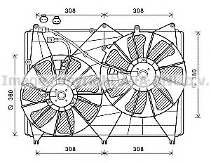 SZ7513 AVA+QUALITY+COOLING Fan, radiator