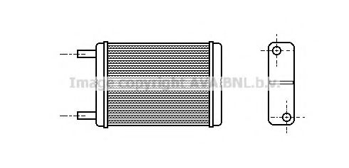 TO6182 AVA+QUALITY+COOLING Heat Exchanger, interior heating