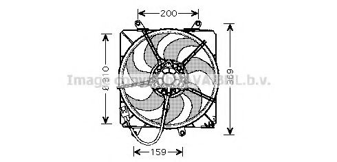 TO7506 AVA+QUALITY+COOLING Fan, radiator