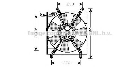 TO7526 AVA+QUALITY+COOLING Fan, radiator