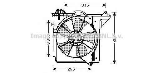 TO7538 AVA+QUALITY+COOLING Condenser, air conditioning