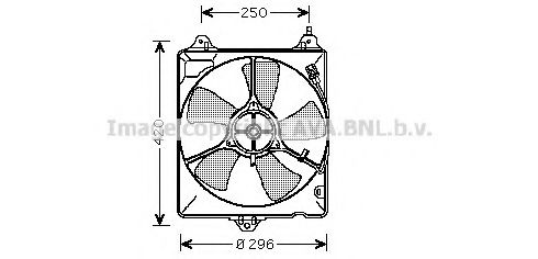 TO7541 AVA+QUALITY+COOLING Cooling System Fan, radiator