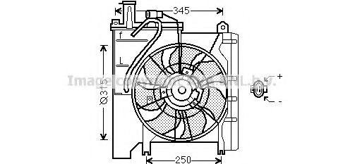 TO7552 AVA+QUALITY+COOLING Fan, radiator
