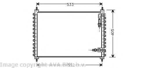 VO5075 AVA+QUALITY+COOLING Condenser, air conditioning