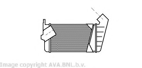 VW4019 AVA+QUALITY+COOLING Intercooler, charger