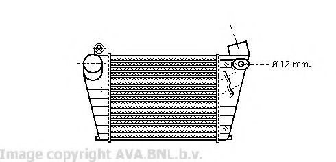 VW4200 AVA+QUALITY+COOLING Intercooler, charger
