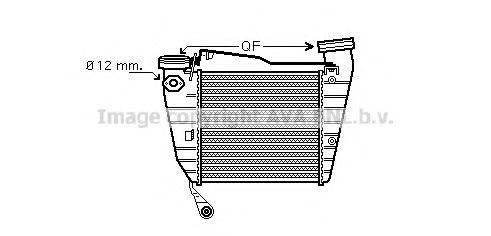 VW4254 AVA+QUALITY+COOLING Air Supply Intercooler, charger