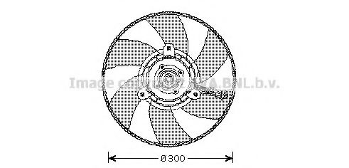VW7517 AVA+QUALITY+COOLING Cooling System Fan, radiator