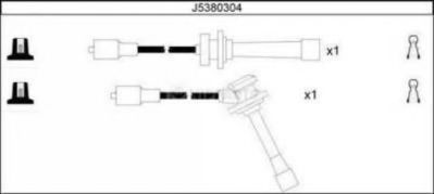 J5380304 NIPPARTS Ignition Cable Kit