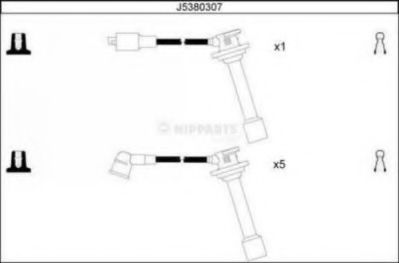 J5380307 NIPPARTS Ignition System Ignition Cable Kit